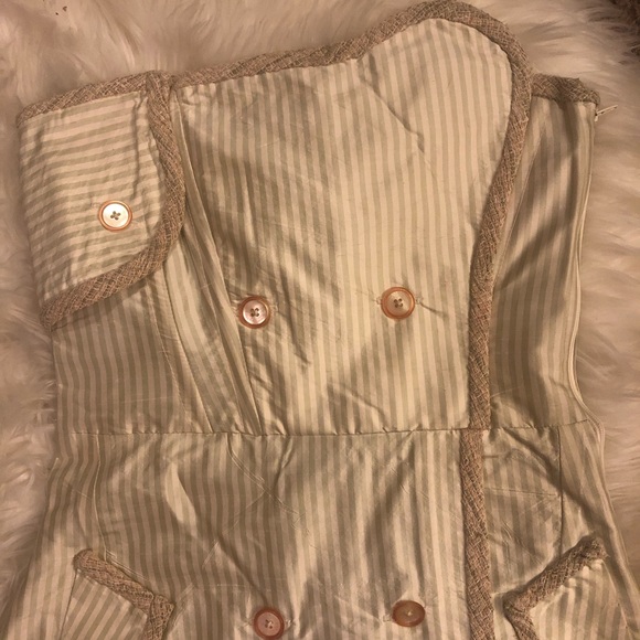 claire la faye strapless dress - Picture 3 of 8